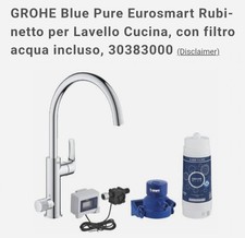Filtro depuratore acqua domestico