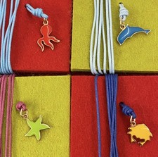 Dodo Pomellato Collana Ciondolo Polpo Polipo Grande Oro Rosa Smalto Rosso Raro