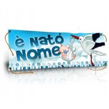 BANNER STRISCIONE nascita -