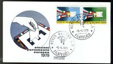 ITALIA 1979 - FDC ROMA - Elezioni Parlamento Europeo - Busta tipo 1