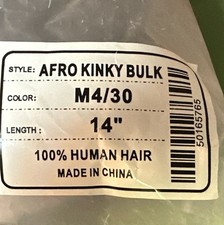 NUOVO Afro Kinky Bulk 100%