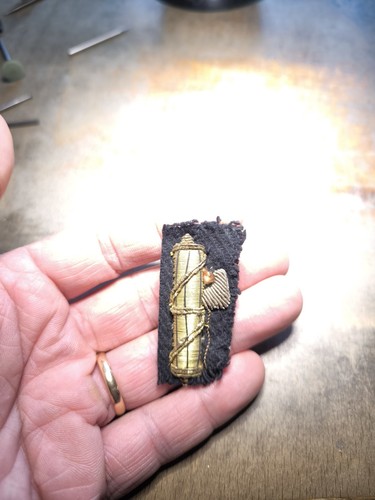 Ww2 italian fez hat badge - ww2, mvsn