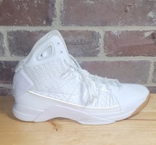 Scarpe Nike Hyperdunk Lux bianche oro gomma nuove con difetti 2016 818137-100 taglia 14