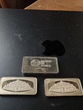 Tre Lingotti Argento Garantiti