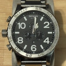 Orologio Analogico Uomo Cronografo Nixon The 51-30 Chrono "Simplify" con Scatola FUNZIONA