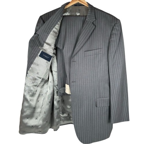 Pantaloni blazer lana gessato