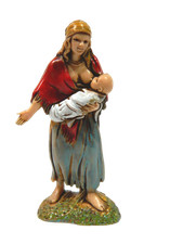 Pastore Zingara Landi Moranduzzo CM 6 Mamma che Allatta Pastori Presepe
