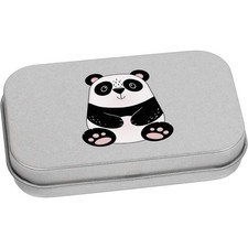 'Cute Panda' Scatola di latta / portaoggetti con cerniera in metallo (TT053453)