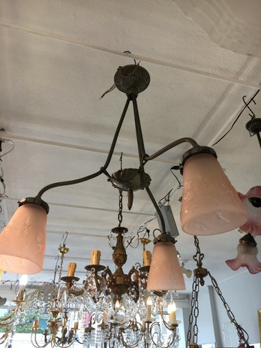 Lampadario tulipani firmato - lampadario,