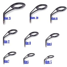 anelli montaggio canne pesca bolognese passanti riparazione canna mulinello lago