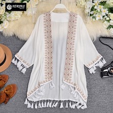 Caftano Kaftan Coachella Maglia Aperta Donna Open Top Woman Copricostume 330008B