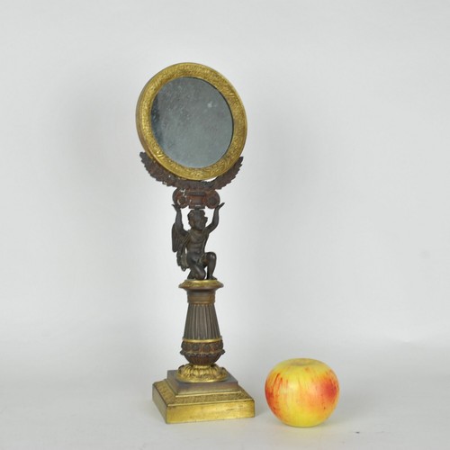 Specchio tavolo bronzo - da,