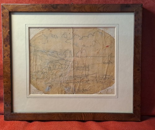 Disegno antico paesaggio - disegno, antico.paesaggio
