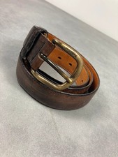 Ceinture cuir marron vintage