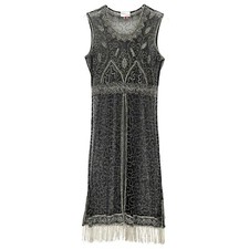 Maxi abito vintage trasparente