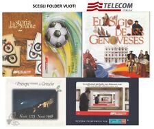 SCEGLI FOLDER TELECOM VUOTI (SENZA SCHEDE)  - PERFETTI -OTTIMO STATO