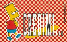 A4 - Promo Card The Simpsons Matt Groening - BART