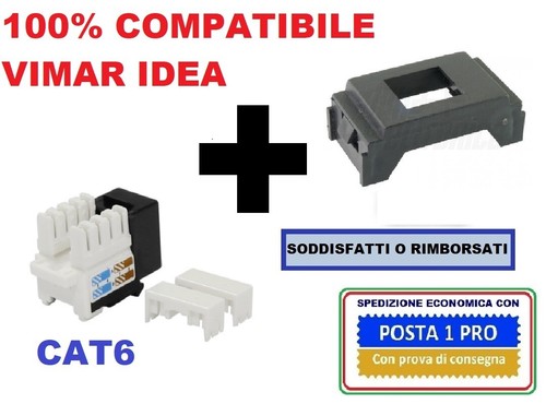 Presa rete dati rj45 cat6 - dati,