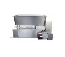 Pigiadiraspatrice 16-18 q.li/h in acciaio inox con rulli in gomma