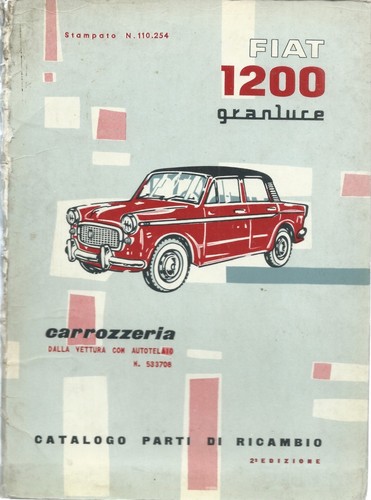 Fiat 1200 granluce catalogo - 1200,