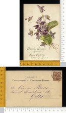 V1784] PUBBLICITARIA PASTIGLIE CARAMELLE SENATEUR LEONE GIOBERGE TORINO VIOLETTE