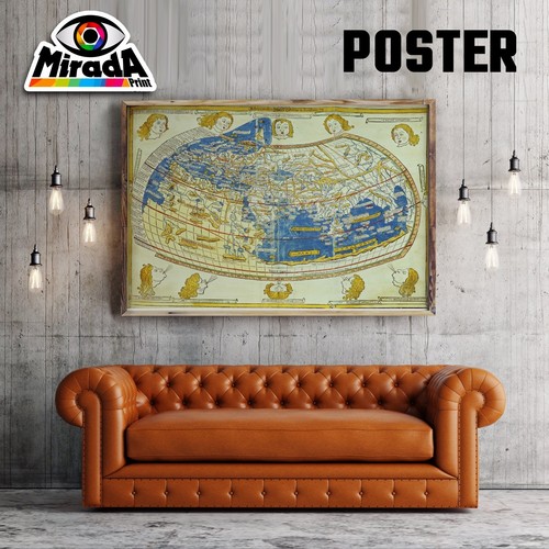 Poster mappa mondo world map - poster,