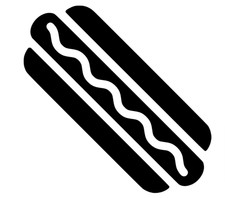 Adesivo hot dog sticker auto