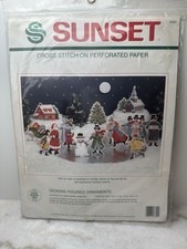 SUNSET Punto Croce Carta