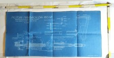Rari disegni tecnici militari 1914-1916 - blue print 