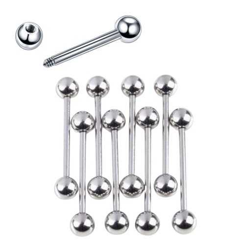 Piercing barretta barbell - , in