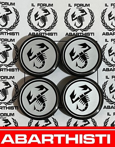 Coprimozzo silver abarth - silver,