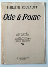 Ode à Rome, Philippe Soupault, Sergio Ceccotti, Georges De Canino, 1983