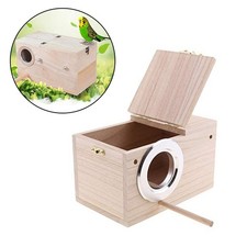 Scatola in legno per allevamento pappagalli nido uccelli scatola per allevamento