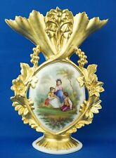 Grande vaso porcellana 1800 XIX Impero Francia attr. Vecchia Parigi stile Sevres