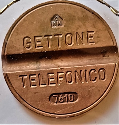 Gettone telefonico raro - x,