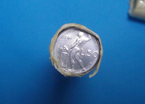 Rotolino lire 1991 piccole - 50,