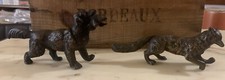 2x vintage figure STATUE