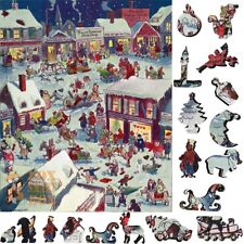 Puzzle in legno per adulti di FoxSmartBox -263 pezzi- vigilia di Natale da Yapp's