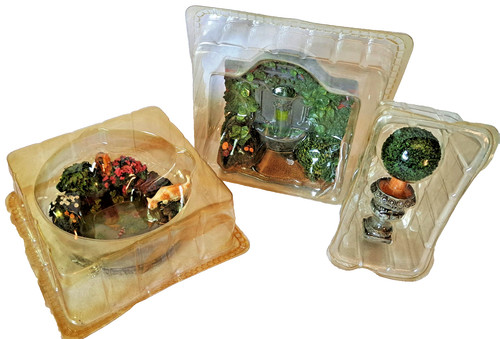Tre miniature giardino - -,