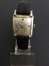 Orologio da polso Art Decò Orfina oro doppio 17 pietre cal. AS 970 nuova revisione ~ 1940