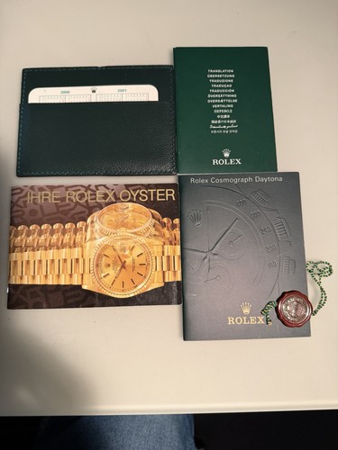 Rolex daytona booklet set - rolex,