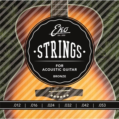 Eko acoustic guitar strings - acoustic,