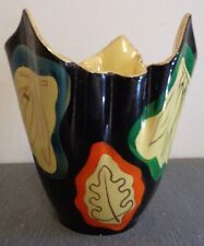VASO CERAMICA PUCCI UMBERTIDE BALDELLI FOGLIA ROMETTI MIDCENTURY POTTERY RARO VI