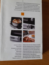 Manuale forno elettrico e macchina del pane Sfornatutto pan gourmet  DeLonghi