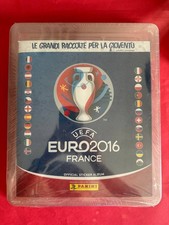 SEALED ALBUM SIGILLATO + SET COMPLETO FIGURINE CALCIATORI PANINI EURO 2016 FRANC