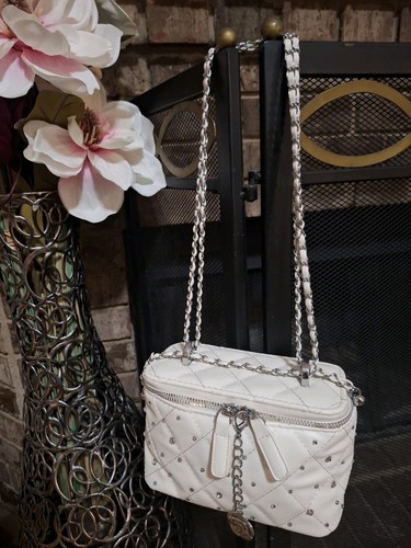 Borsa tracolla bianca - a,