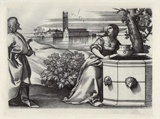Bella incisione CAMPAGNOLA del