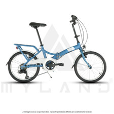 BICICLETTA PIEGHEVOLE BLU BICI