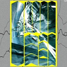 Design 42 U/V Opaco-Telaio Bici Pellicola Protettiva Adesivo Decalcomania per Mountain Bike