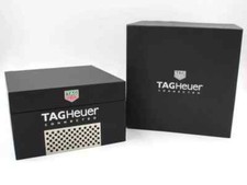 Scatola Orologi Lusso Tag Heuer Nera Modello Connected Originale Collezioni